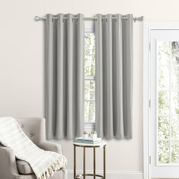 Pair Ricardo Grand Pointe Grommet Panel w/Wand 54" x 45"