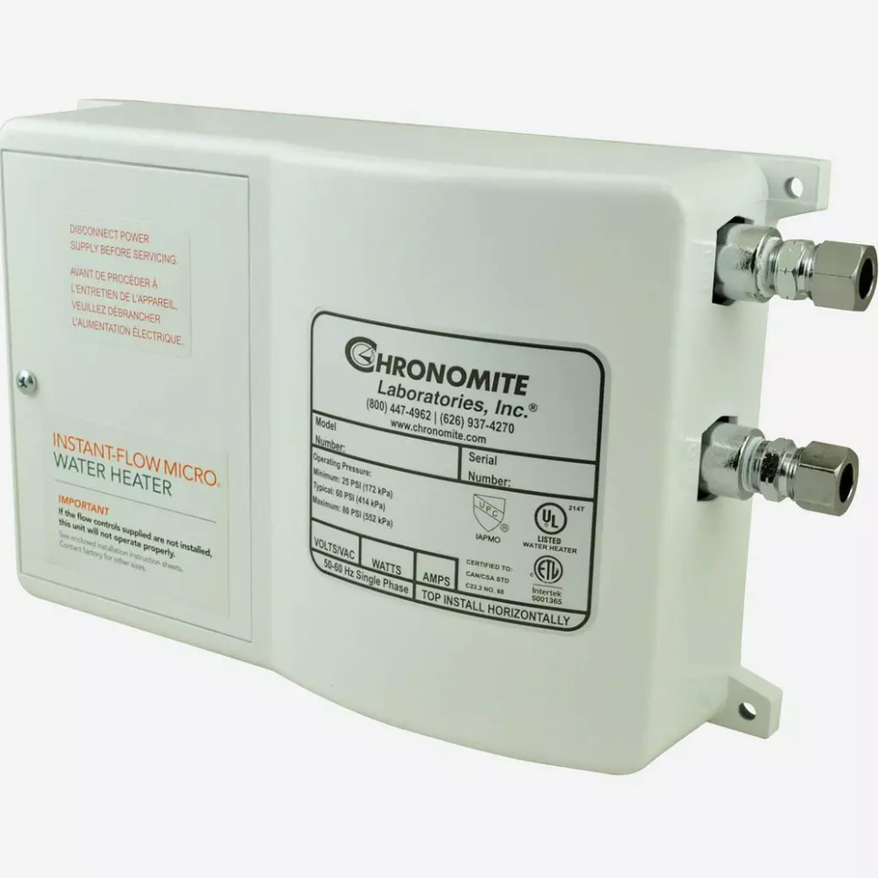 CHRONOMITE® Instant-Flow® Micro 5.54 kW 277V Electric Tankless Water Heater