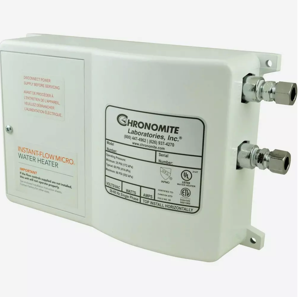 CHRONOMITE® Instant-Flow® Micro 5.54 kW 277V Electric Tankless Water Heater - *Tools Hardware & Misc