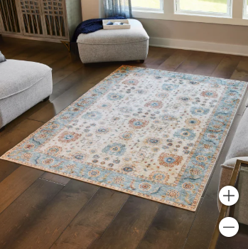 Wyatt & Ash Washable Dalileh Indoor Area Rug 5' x 7'