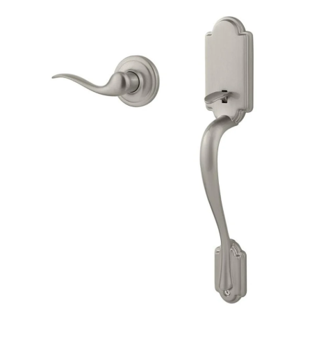 Kwikset Arlington Lower Handleset with Tustin Interior Lever for use with Kwikset Deadbolts - Right Handed Model: 815ANXTNLRH-15