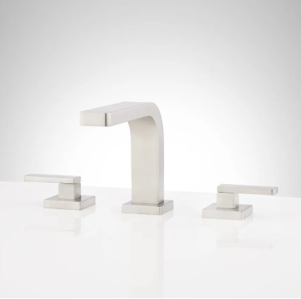For Parts - Signature Hardware Hibiscus 1.2 GPM Widespread Bathroom Faucet