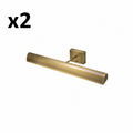 2 x Used House of Troy BTLED24-71 Classic Antique Brass LED 24" Battery Operated Picture Lighting Fixture