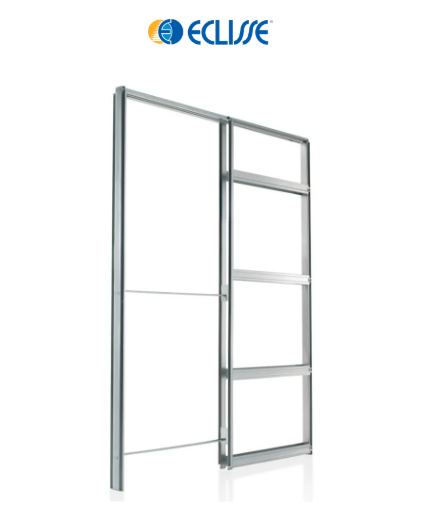 Eclisse Pocket Door System Steel Frame Kit for 28" x 80" Doors with 2x6 Walls