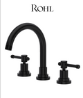 Rohl Campo 1.2 GPM Widespread Bathroom Faucet with Lever Handles and Pop-Up Drain Assembly