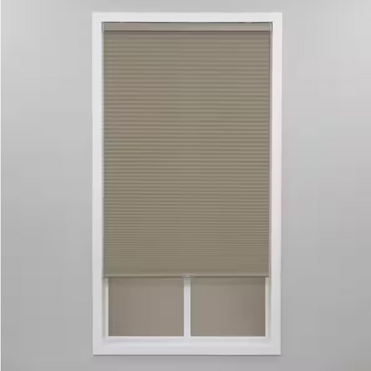 Perfect Lift Window Treatment Linen Cordless Light Filtering Polyester Cellular Shades - 21 in. W x 48 in. L