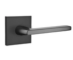 Emtek Helios Right Handed Privacy Door Lever Set with Square Rose Model: 5210HLOUS19RH