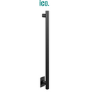 ICO Bath Tuzio Como 1-1/2"W x 35-3/8"H 120 V Hardwired Steel Towel Warmer