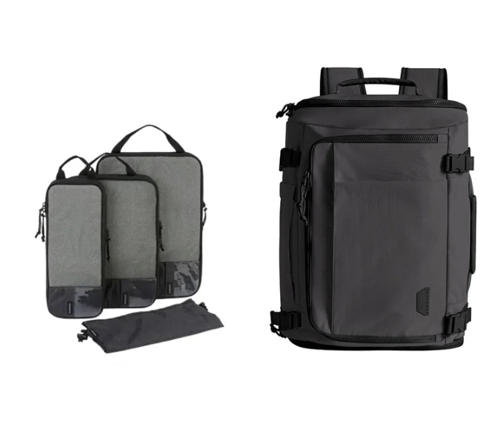 Bagsmart 38L Blast Backpack with 4-piece Compression Packing Cubes