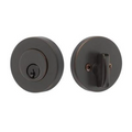 Emtek Single Cylinder Modern Disc Deadbolt Model: 8423US10B