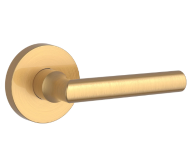 Baldwin Tube Passage Leverset with Contemporary Round Rose Model: PSTUBCRR044