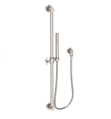 Scratch & Dent Newport Brass 1.8 GPM Single Function Hand Shower Package - Includes Slide Bar, Hose, and Water Supply Model: 280S-15S