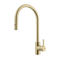 Franke Eos Neo 1.75 GPM Single Hole Pull Down Kitchen Faucet Gold