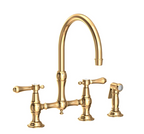 Newport Brass Chesterfield 1.8 GPM Widespread Bridge Kitchen Faucet Model: 9458-03N