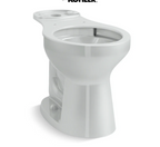 Kohler Cimarron Comfort Height Round-Front Chair Height Toilet Bowl Only K-31589-95