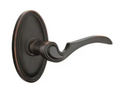 Emtek Coventry Brass Lever Handle with Oval Rosette 8520CVUS10B