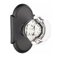 Emtek Old Town Non-Turning Two-Sided Dummy Door Knob Set with Type 8 Rose from the Crystal Collection Model: 8058OTUS19