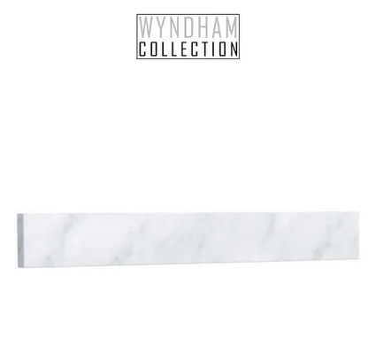 Wyndham Collection 24" L x 3" H Marble Backsplash