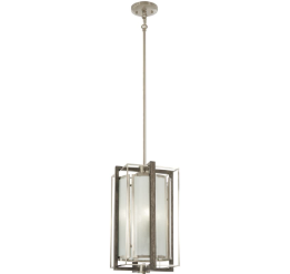 Tyson's Gate 10 Wide Brushed Nickel Mini Pendant