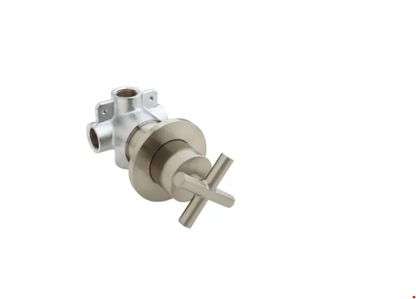 Signature Hardware Modern Three-Way In-Wall Diverter with Cross Handle