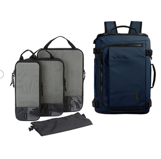 Bagsmart 38L Blast Backpack with 4-piece Compression Packing Cubes