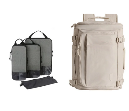 Bagsmart 38L Blast Backpack with 4-piece Compression Packing Cubes