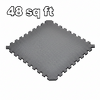 Norsk Reversible Foam Flooring, 48 sq ft., 24 in. x 24 in. Foam Mats