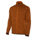 Ski-Doo Mens Mid-Layer Fleece Jacket Full Zip Heavyweight Warm Comfort Khaki - Large