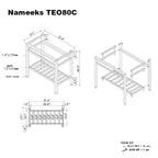 See Desc Teorema 31.5 Inch Matte Black Base for Sink