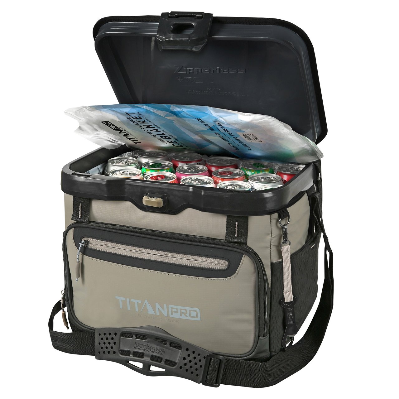 Titan PRO by Arctic Zone 40 Can Iceless Zipperless Cooler