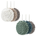 6 x Multi-Purpose Chenille Noodle Hand Towels