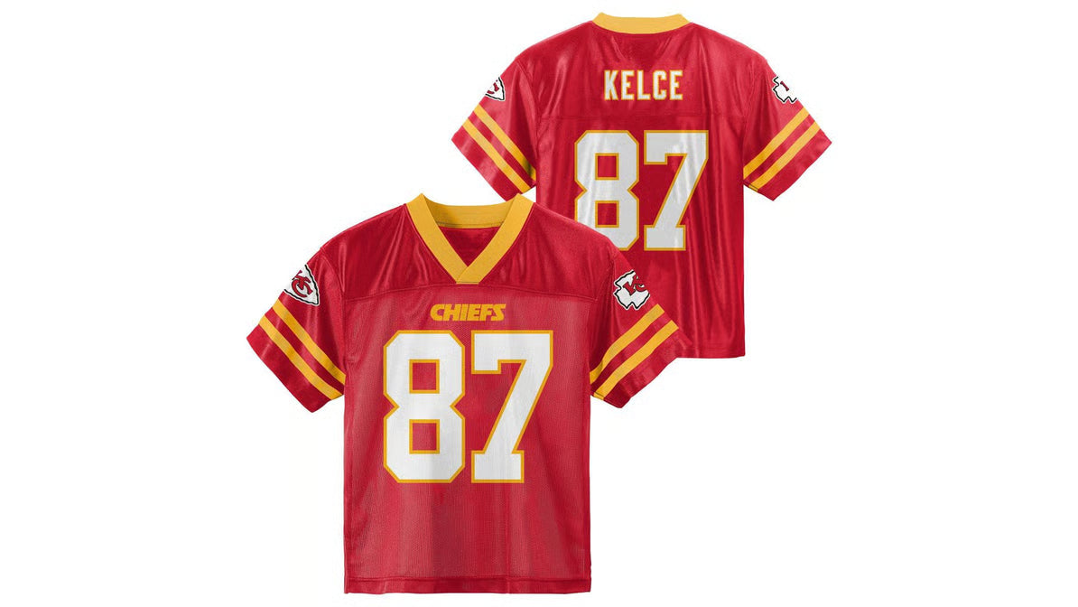NFL Kansas City Chiefs Travis Kelce Toddler Boys' Short Sleeve Jersey