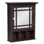 Glacier Bay 16 in. W x 20 in. H Rectangular Recessed or Surface Mount Frameless Beveled Mirror Medicine Cabinet