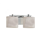 Black See Desc Era 2-Light Bath Bar (CLD-8442-30-MBLK) by Justice Design Group - *Lighting & Electrical