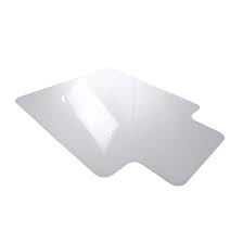 Floortex - Basic Lipped Vinyl Chair Mat for Low Pile Carpets 36 x 48 inches - Clear