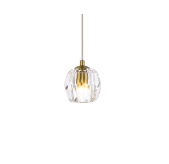 Elegant Lighting Eren 6" Wide Crystal Mini Pendant