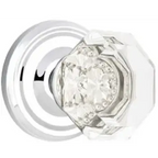 Emtek Old Town Glass Knob with Regular Rosette 8200OTUS26