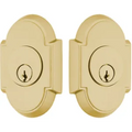 Emtek #8 Style Brass Modern Double Cylinder Deadbolt 8366US7 - *Tools Hardware & Misc