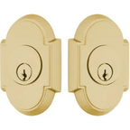 Emtek #8 Style Brass Modern Double Cylinder Deadbolt 8366US7 - *Tools Hardware & Misc