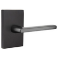 Emtek Helios Right Handed Privacy Door Lever Set with Modern Rectangular Rose - *Tools Hardware & Misc