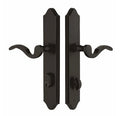 Scratch Emtek 7042US19 Flat Black 2" x 10" Concord Style Dummy, Pair Sideplate Lockset