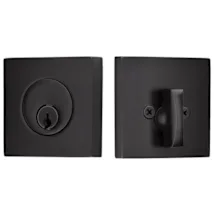 Emtek Square Brass Modern Single Cylinder Keyed Entry Deadbolt - *Tools Hardware & Misc