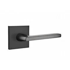Emtek Helios Left Handed Passage Door Lever Set with Square Rose Model: 5110HLOUS19LH