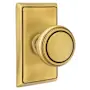 Emtek Norwich Classic Brass Passage Door Knobset with the Concealed Screws
