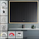 ICO Bath Camden 36’’ W x 36’’ H Modern Square Aluminum Frameless Bathroom Wall Mirror with Light - *Home Decor &