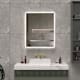 ICO Bath Camden 36’’ W x 36’’ H Modern Square Aluminum Frameless Bathroom Wall Mirror with Light - *Home Decor &