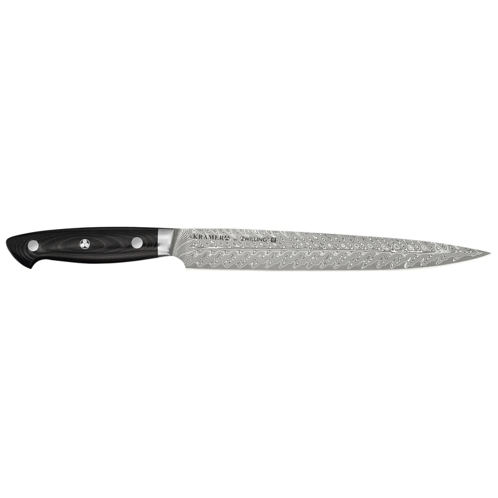 Zwilling 1019614 9’’ Slicing/Carving Knife w/ Black Linen Micarta Handle Carbide Stainless Steel - *Kitchen & Dining