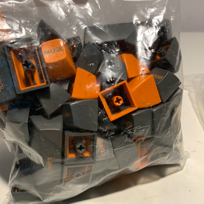Drop MDX-35512 Custom Keycap set Orange/Grey with mods and Space bars