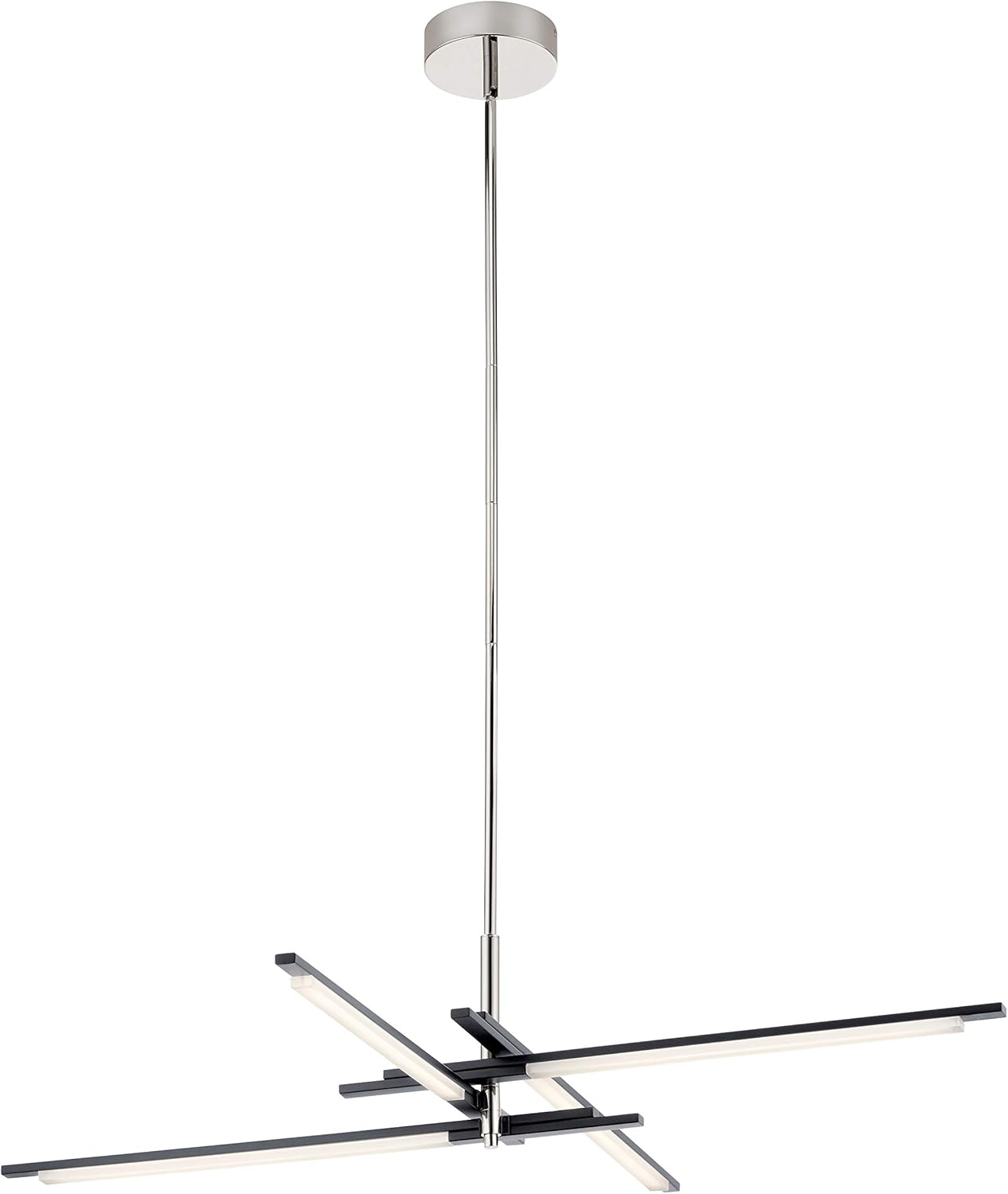 Elan 84081MBK Charter Pendant 4-Lights LED 31 Total Watts Matte Black - *Lighting & Electrical