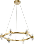 Elan 84066CG Arabella Chandelier 12-Light LED 420 Total Watts Champagne Gold - *Lighting & Electrical